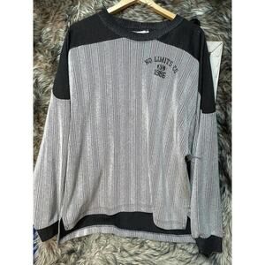 Vintage No Limits Striped Sweater Made‎ In USA Men's Size M